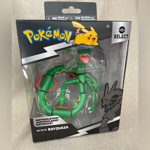 Pokemon Select Super Articulated Rayquaza Action Figure New In Box